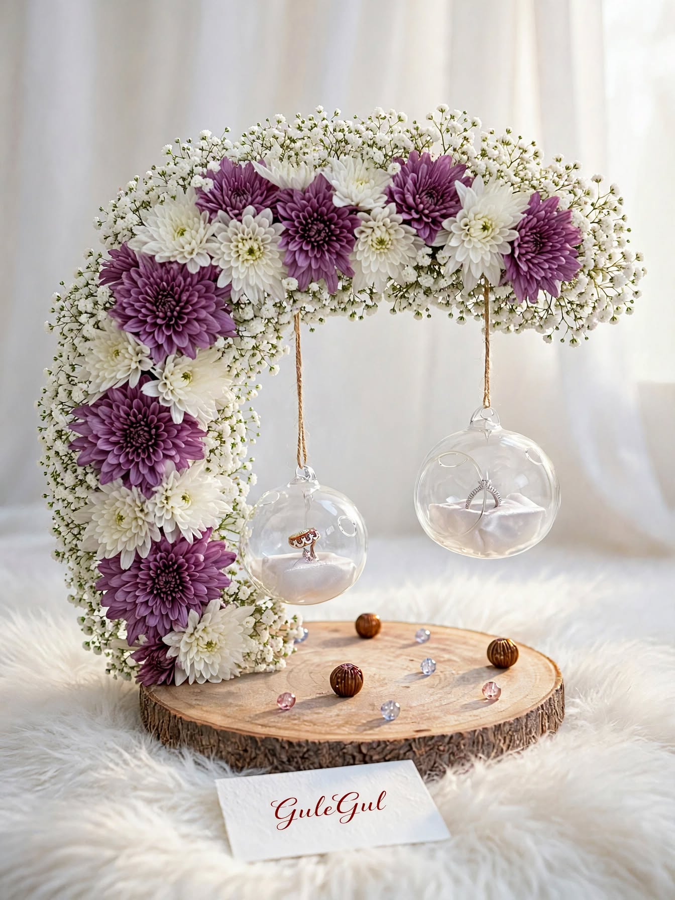 Luxury Floral Ring Platter — GuleGul Flowers