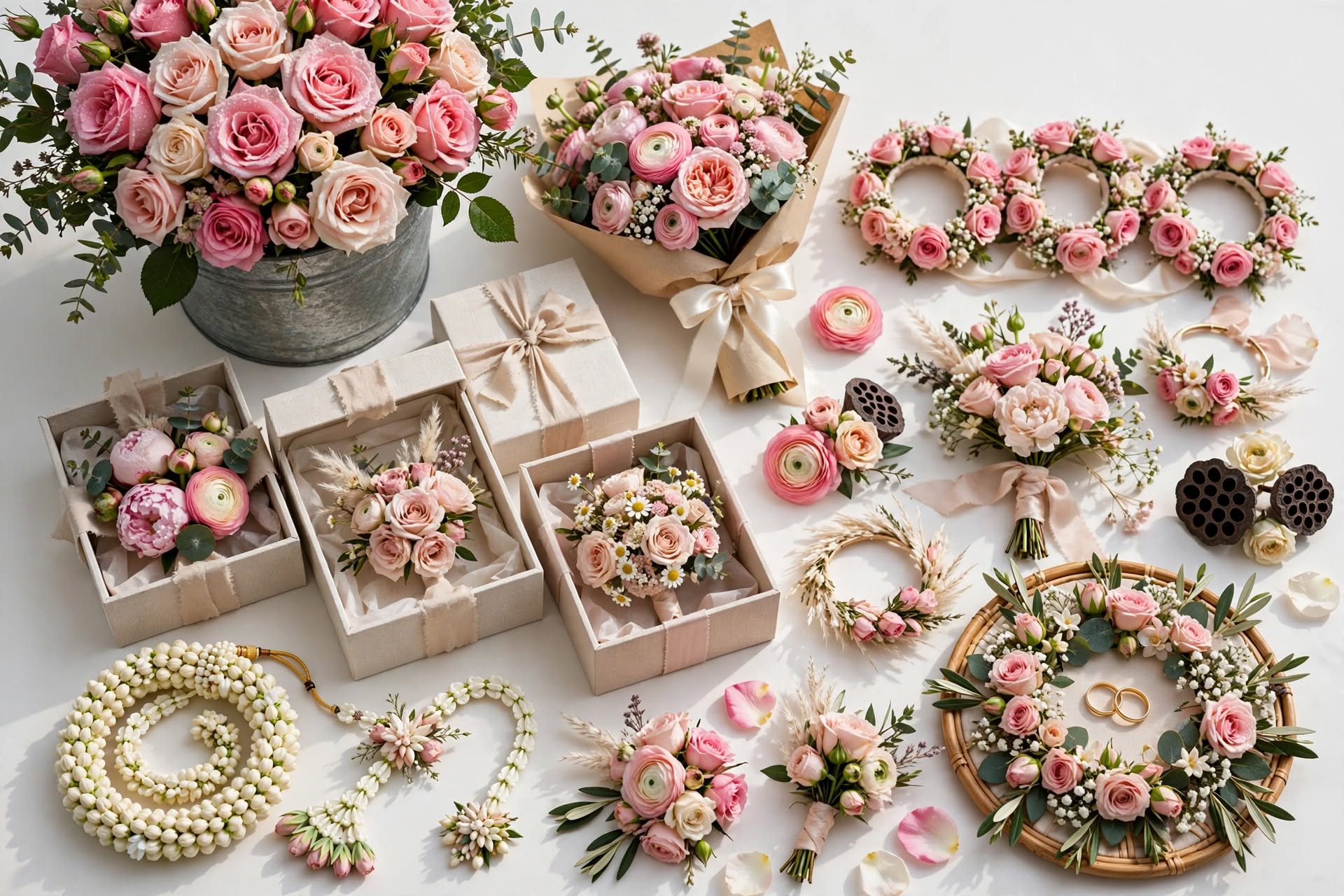 Every bouquet hand-tied
